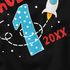 Kinder T-Shirt Jungen Schulkind Rakete Zahl 1 Geschenk zur Einschulung 2025 Schulanfang Moonworks®preview