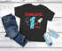 Kinder T-Shirt Jungen Schulkind Rakete Zahl 1 Geschenk zur Einschulung 2026 Schulanfang Moonworks®preview