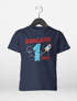 Kinder T-Shirt Jungen Schulkind Rakete Zahl 1 Geschenk zur Einschulung 2026 Schulanfang Moonworks®preview