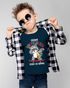 Kinder T-Shirt Jungen Schulkind Waschbär Tiermotiv Goodbye Kindergarten Geschenk zur Einschulung 2025 Schulanfang Moonworks®preview