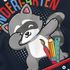Kinder T-Shirt Jungen Schulkind Waschbär Tiermotiv Goodbye Kindergarten Geschenk zur Einschulung 2025 Schulanfang Moonworks®preview