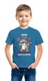 Kinder T-Shirt Jungen Schulkind Waschbär Tiermotiv Goodbye Kindergarten Geschenk zur Einschulung 2025 Schulanfang Moonworks®preview