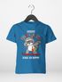 Kinder T-Shirt Jungen Schulkind Waschbär Tiermotiv Goodbye Kindergarten Geschenk zur Einschulung 2025 Schulanfang Moonworks®preview