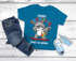Kinder T-Shirt Jungen Schulkind Waschbär Tiermotiv Goodbye Kindergarten Geschenk zur Einschulung 2026 Schulanfang Moonworks®preview