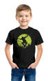 Kinder T-Shirt Jungen Skateboard Motiv Skater Silhouette Geschenk für Jungen Printshirt Streetstyle Moonworks®preview