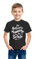 Kinder T-Shirt Jungen Vor muss ich erstmal zur Schule Zauberer lustiges Motiv Geschenk zur Einschulung 2025 Schulanfang Moonworks®preview