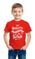 Kinder T-Shirt Jungen Vor muss ich erstmal zur Schule Zauberer lustiges Motiv Geschenk zur Einschulung 2025 Schulanfang Moonworks®preview