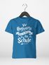 Kinder T-Shirt Jungen Vor muss ich erstmal zur Schule Zauberer lustiges Motiv Geschenk zur Einschulung 2025 Schulanfang Moonworks®preview