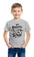 Kinder T-Shirt Jungen Vor muss ich erstmal zur Schule Zauberer lustiges Motiv Geschenk zur Einschulung 2025 Schulanfang Moonworks®preview