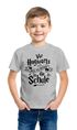 Kinder T-Shirt Jungen Vor muss ich erstmal zur Schule Zauberer lustiges Motiv Geschenk zur Einschulung Schulanfang Moonworks®preview