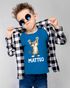 Kinder T-Shirt Katze mit Name – personalisiertes Shirt für Jungen – Lustiges Katzenmotiv– Geschenk zum Geburtstag oder Schule Moonworks®preview