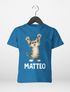 Kinder T-Shirt Katze mit Name – personalisiertes Shirt für Jungen – Lustiges Katzenmotiv– Geschenk zum Geburtstag oder Schule Moonworks®preview