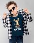 Kinder T-Shirt Katze mit Name – personalisiertes Shirt für Jungen – Lustiges Skateboard-Motiv – Geschenk zum Geburtstag oder Schule Moonworks®preview