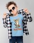 Kinder T-Shirt Katze mit Name – personalisiertes Shirt für Jungen – Lustiges Skateboard-Motiv – Geschenk zum Geburtstag oder Schule Moonworks®preview