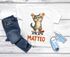Kinder T-Shirt Katze mit Name – personalisiertes Shirt für Jungen – Lustiges Skateboard-Motiv – Geschenk zum Geburtstag oder Schule Moonworks®preview
