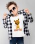 Kinder T-Shirt Löwe mit Name – personalisiertes Shirt für Jungen – Tiermotiv bedruckt – Geschenk zur Einschulung oder Geburtstag Moonworks®preview