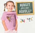 Kinder T-Shirt Mächen Schulanfang {style_variation_string} Jahreszahl Einschulungsshirt mit Strichzeichnung Name Jahreszahl personalisiert Geschenkidee Schulstart 2026 Erste Klasse SpecialMe®preview