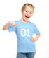 Kinder T-Shirt Mädchen Aufdruck Schulkind 01 Geschenk zur Einschulung 2026 Schulanfang Moonworks®preview