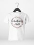 Kinder T-Shirt Mädchen Aufdruck Schulkind 2020 Blumenranken Bordüre Blüten Geschenk zur Einschulung 2025 Schulanfang Moonworks®preview