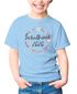 Kinder T-Shirt Mädchen Aufdruck Schulkind 2020 Blumenranken Bordüre Blüten Geschenk zur Einschulung 2025 Schulanfang Moonworks®preview