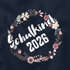 Kinder T-Shirt Mädchen Aufdruck Schulkind 2026 Blumenranken Bordüre Blüten Geschenk zur Einschulung 2026 Schulanfang Moonworks®preview