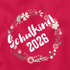 Kinder T-Shirt Mädchen Aufdruck Schulkind 2026 Blumenranken Bordüre Blüten Geschenk zur Einschulung 2026 Schulanfang Moonworks®preview