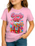 Kinder T-Shirt Mädchen - Candy Girl Retro - Kostümidee Last Minute Verkleidung Spruch lustig Geschenke für Mädchen Moonworks®preview
