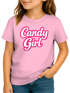 Kinder T-Shirt Mädchen - Candygirl Schriftzug - Kostümidee Last Minute Verkleidung Spruch lustig Geschenkidee Moonworks®preview