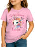 Kinder T-Shirt Mädchen Einhorn Schulanfang Schulkind personalisiert mit Wunschname und Jahreszahl SpecialMe®preview