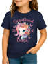 Kinder T-Shirt Mädchen Einhorn Schulanfang Schulkind personalisiert mit Wunschname und Jahreszahl SpecialMe®preview
