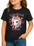 Kinder T-Shirt Mädchen Einhorn Schulanfang Schulkind personalisiert mit Wunschname und Jahreszahl SpecialMe®preview