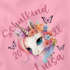 Kinder T-Shirt Mädchen Einhorn Schulanfang Schulkind personalisiert mit Wunschname und Jahreszahl SpecialMe®preview