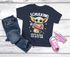 Kinder T-Shirt Mädchen Einschulung 2025 Baby Schulkind Erste Klasse ich jetzt bin Spruch lustig Schulanfang Moonworks®preview
