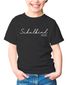 Kinder T-Shirt Mädchen Einschulung 2025 Schriftzug Schulkind personalisierbar mit Name Geschenk zum Schulanfang SpecialMe® preview