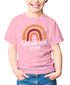 Kinder T-Shirt Mädchen Einschulung 2025 Schulkind 2023 Regenbogen Aufdruck Geschenk Schulanfang Moonworks®preview