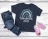Kinder T-Shirt Mädchen Einschulung 2025 Schulkind 2023 Regenbogen Aufdruck Geschenk Schulanfang Moonworks®preview