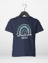 Kinder T-Shirt Mädchen Einschulung 2025 Schulkind 2023 Regenbogen Aufdruck Geschenk Schulanfang Moonworks®preview