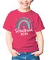 Kinder T-Shirt Mädchen Einschulung 2025 Schulkind 2023 Regenbogen Aufdruck Geschenk Schulanfang Moonworks®preview