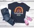 Kinder T-Shirt Mädchen Einschulung 2025 Schulkind 2023 Regenbogen Aufdruck Geschenk Schulanfang Moonworks®preview