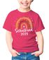 Kinder T-Shirt Mädchen Einschulung 2025 Schulkind 2023 Regenbogen Aufdruck Geschenk Schulanfang Moonworks®preview