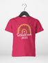 Kinder T-Shirt Mädchen Einschulung 2025 Schulkind 2023 Regenbogen Aufdruck Geschenk Schulanfang Moonworks®preview
