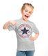 Kinder T-Shirt Mädchen Einschulung 2025 Schulkind Stern Schriftzug Erstklassig Geschenk Schulanfang Moonworks®preview