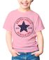 Kinder T-Shirt Mädchen Einschulung 2025 Schulkind Stern Schriftzug Erstklassig Geschenk Schulanfang Moonworks®preview