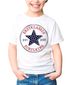 Kinder T-Shirt Mädchen Einschulung 2025 Schulkind Stern Schriftzug Erstklassig Geschenk Schulanfang Moonworks®preview