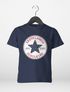 Kinder T-Shirt Mädchen Einschulung 2025 Schulkind Stern Schriftzug Erstklassig Geschenk Schulanfang Moonworks®preview