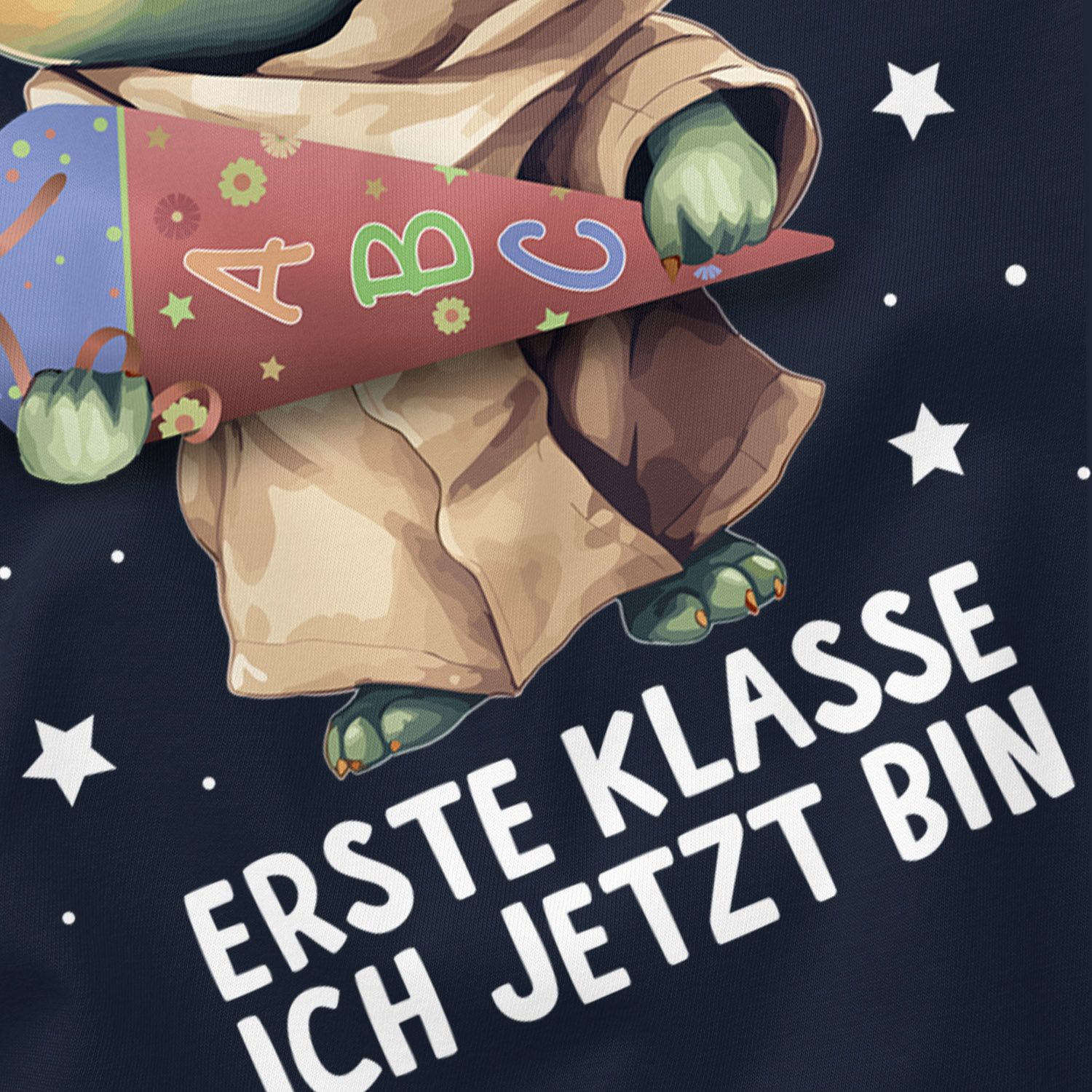 Kinder TShirt Mädchen Einschulung Baby Yoda Schulkind Erste Klasse ich