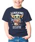 Kinder T-Shirt Mädchen Einschulung Baby Yoda Schulkind Erste Klasse ich jetzt bin Spruch lustig Schulanfang Moonworks®preview