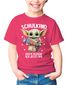 Kinder T-Shirt Mädchen Einschulung Baby Yoda Schulkind Erste Klasse ich jetzt bin Spruch lustig Schulanfang Moonworks®preview