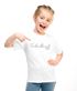 Kinder T-Shirt Mädchen Einschulung Schriftzug Schulkind personalisierbar mit Name Geschenk zum Schulanfang SpecialMe® preview