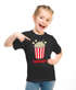 Kinder T Shirt Mädchen Fasching - Popcorntüte - Karneval Printshirt Kostümidee DIY Last Minute Verkleidung Moonworks®preview